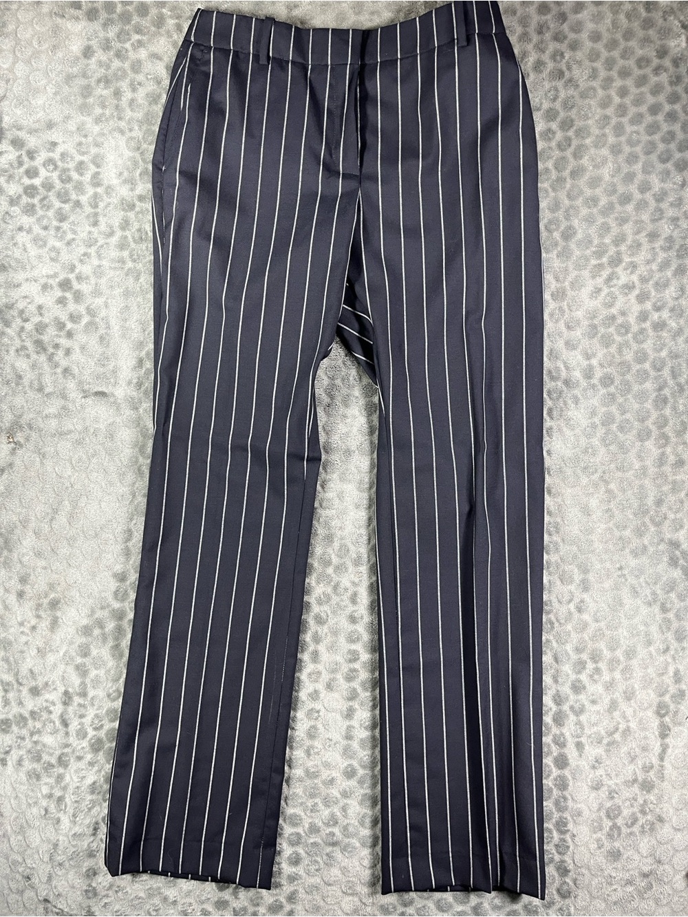 Nina Ricci Pinstriped Wool blend Twill Straight Leg Pants